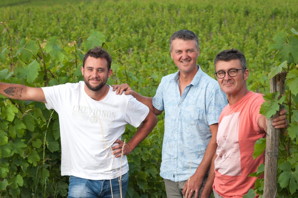 Clément, Frédéric et David Giachino